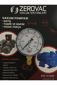 Resim SIMGA 0-160 Bar Çap Ø52 Mm Alttan Bağlantılı Kuru Tip Manometre 