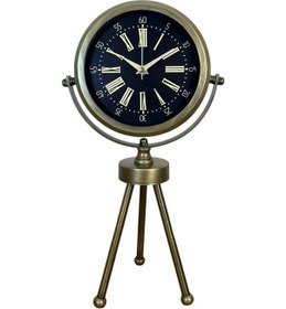 Resim Zentime Eskitme Üç Ayaklı Duvar Saati 