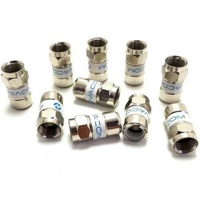 Resim Novacom Sıkmalı Kolay F Konnektör Rg6 10 Adet 