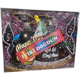 Resim Şapkalı İyi ki Doğdun Parti Seti Doğum Günü Seti 