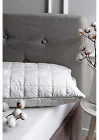 Resim Pamuk Yastık 50x70 Cm 1 Adet Beyaz 