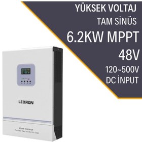 Resim Lexron 6.2kw Mppt 120-500v Pv Input 100a Mppt Inverter 