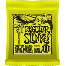 Resim AyrStore Ernie Ball P02221 Regular Slinky 10-46 Elektro Gitar Teli 