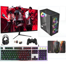 Resim Gaming Game Cachex Ryzen 5 5500 16gb Ddr4 512gb Ssd Rtx4060 8gb 24'' Oyuncu Maasaütü Bilgisayar 