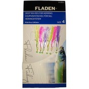 Resim Fladen F1293-4 Fladen Sabiki Lumi Kanca No:4 6'lı Lüfer Palamut Çaparisi 