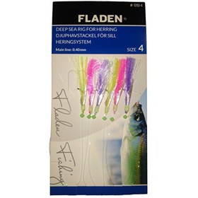 Resim Fladen F1293-4 Fladen Sabiki Lumi Kanca No:4 6'lı Lüfer Palamut Çaparisi 
