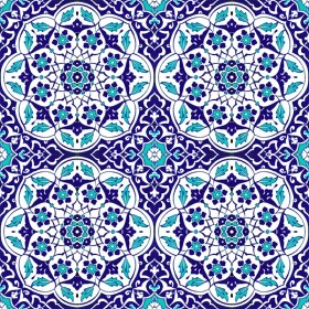 Resim Armada Çini 20x20 Cm Ac 92 Osmanlı Mavi Beyaz Kütahya Çini Karo 