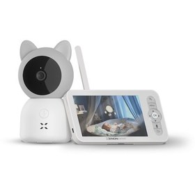 Resim Xenon Smart Bebek Kamerası 3MP | 5" Monitör, Mobil Takip, Ağlama Algılama, 360° Gece Görüş, RGB Lambalı (X7202) 