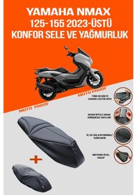 Resim Yamaha Nmax 2023 - Üstü Konfor Sele Ve Yağmurluk Kılıf 