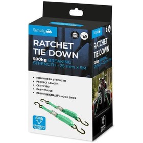 Resim SimplyBran Simply Brands Circir Baglama Kayisi-Halat 1 Adet 500Kg 25mmX5M 