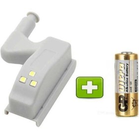 Resim CNGZSHOP Gardrop Mutfak Dolap Içi Sensörlü Led Işık Otomatik Aydınlatma Menteşe Üstü Enerji Tasarruf Lamba 