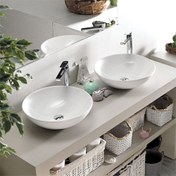 Resim Cerastyle Zero Tezgah Üstü Lavabo Ø46 cm 071600 