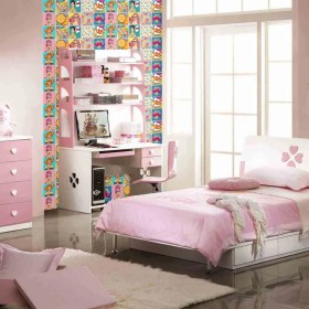 Resim Tink Kendinden Yapışkanlı Karma Popart Desenli Pvc Karo 10X10 cm 20'li Paket 