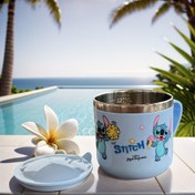 Resim 1 Adet Disney Stitch 9.47oz Yalıtımlı Paslanmaz Çelik Kahve Kupası - Saplı ve Sızdırmaz Kapaklı, Hafif Dayanıklı Seyahat Bardağı - Ofis, Dış Mekan, Tatil Hediyeleri (Noel, Cadılar Bayramı, Paskalya, Hanuka, Şükran Günü, Anneler Günü, Babalar Günü), Eğlenceli Karakter Tasarımı 