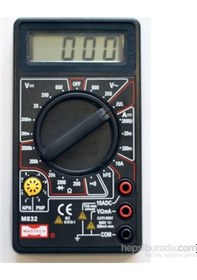 Resim Mastech M-832 Dijital Multimetre Cep Tipi Dijital 