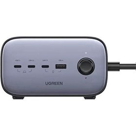 Resim DigiNest Pro 60167 100W GaN 2 Hızlı Şarj Cihazı 3xType-C ve USB 2'li Akım Korumalı Grup Priz 