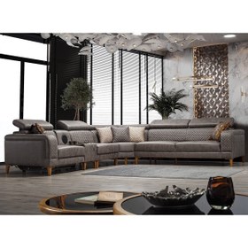 Resim Eymense Lord Ses Sistemli Yataklı Mekanizmalı Köşe Koltuk Takımı 