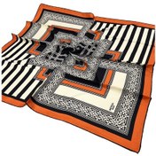 Resim Moda Trend Twill Eşarp - 2140 - Turuncu - Turuncu 