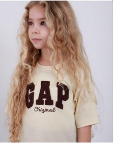 Resim Cg Kids Krem Kahve Süzüne Nakışlı Kız Çocuk Tshirt & Şort Alt Üst Takım Süper Kalite Krem - Kahverengi 