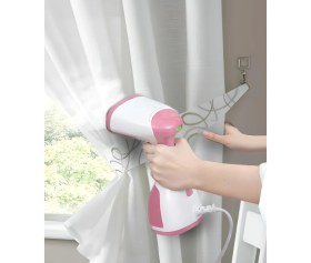 Resim Kiwi Ksı 6450 Portatif Buharlı Kırışık Giderici Dikey Ütü 1200W - Pembe 