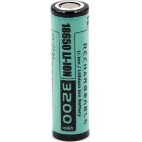 Resim Orion 18650 3.7V 3200MAH 3c Şarj Edilebilir Li-Ion Pil 