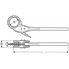 Resim Super Ego Zincirli Boru Anahtarı 2.1-2" 