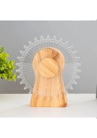 Resim Dekoratif Işıklı Yel Değirmeni 