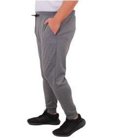 Resim Moc Grande Mocgrande Büyük Beden Basic Eşofman Altı Full Lycra 11516 Grı Melanj-Grı Melanj Gri Melanj 