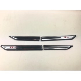 Resim Vw rline çamurluk logosu arması amblemi 4 adet kırmızı 
