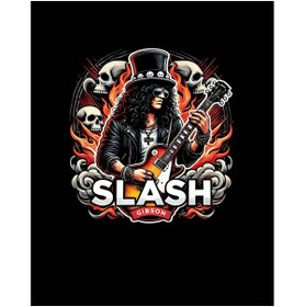 Resim Z zepplin Slash Gibson Büyük Sırt Patch Yama 