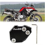 Resim Yuntech01 Bmw F800gs 2008-2017 İçin Alüminyum Fren Tabanı Genişletici - Siyah, Park Stabilitesi Ve Koruması Sağlar 