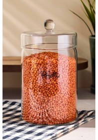 Resim Fraser 850 Ml Borosilikat Cam Kavanoz 10x15 Cm Seffaf Şeffaf 