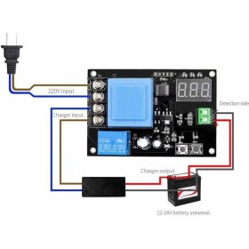 Resim Motorobit VHM-002 3,7-120V Lityum Pil - Akü Şarj Kontrol Devresi 