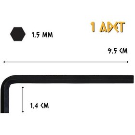 Resim Cer-pa Norm Tekli Alyan Uzun - 1.5 Mm. - 1 Adet 