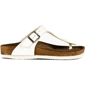 Resim Slazenger LUKE Kadın Parmak Arası Plaj Beyaz Terlik 