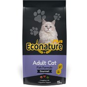 Resim Eco Nature PLUS Gurme Balıklı Renkli Kedi Maması 15 Kg 