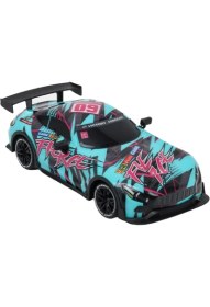 Resim Ctoys 1:16 Uzaktan Kumandalı Neon Işıklı Spor Araba Turkuaz P383 