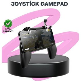 Resim Bfs Pubg Mobile İçin Tetikleyicili Joystickli Telefon Gamepadi 
