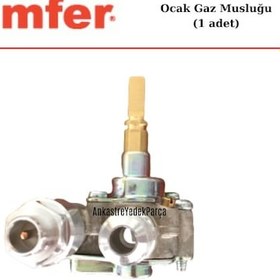 Resim Simfer Uyumlu Ankastre Ocak Gaz Musluğu Emniyetli Ventil Valf Vana - 524891027 