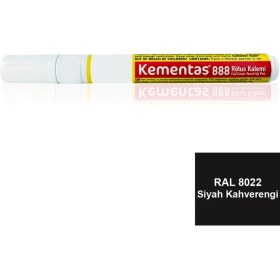 Resim Kementaş Tam Örtücü Rötuş Kalemleri Ral 8022 Siyah Kahverengi Tam Ört. Mob. Röt. Kal. 