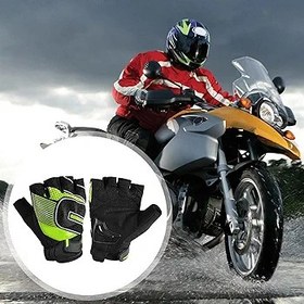 Resim FokCalgary Motosiklet Eldivenleri - Kaymaz Motosiklet Eldivenleri,Motosiklet Eldivenleri Dokunmatik Ekran, Jel Palmiyeli Motorcu Eldivenleri, Erkekler için Motosiklet Sürme Eldivenleri 