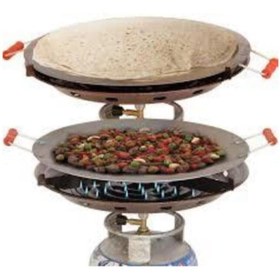 Resim GÜRYAN Portatif Çift Yönlü Piknik Tüpü Sacı 45 Cm 