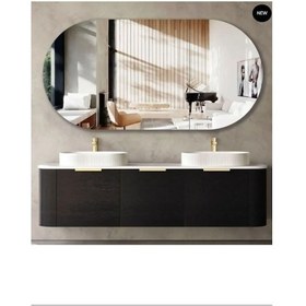 Resim 80 X 50 Cm Duvar Aynası, Dekoratif Ayna, Konsol Aynası, Hol Aynası, Dresuar Aynası 80 X 50 Gümüş Antoval80x50 