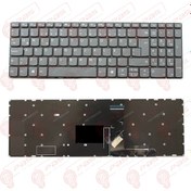 Resim Lenovo Uyumlu Ideapad 320-15Abr, 80Xs Klavye Tuş Takımı Türkçe Q Gri 