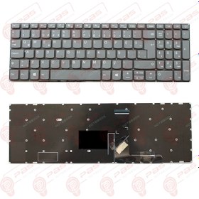 Resim Lenovo Uyumlu Ideapad 320-15Abr, 80Xs Klavye Tuş Takımı Türkçe Q Gri 