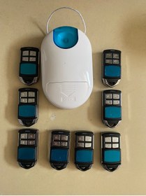 Resim WICOM Otomatik Kapenk Panjur Garaj Kapısı Alıcı Kartı Kontrol Ünitesi 8 Adet Kepenk Panjur Kumandalı Set 