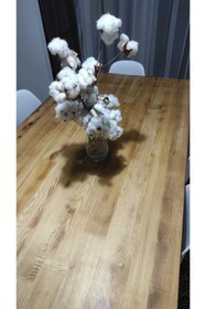 Resim ENJOY LİFE Tasarım Doğal Ağaç Ayak Ahşap Yemek Masası / Toplantı Masası / Çalışma Masası 