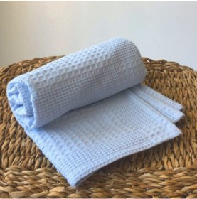 Resim Waffle Desenli Pike Çok Amaçlı Kurulama Bezi 55x70 1 Adet Mavi 