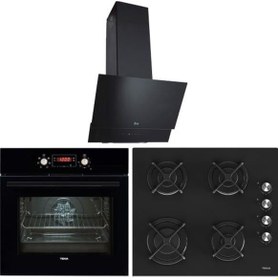 Resim TEKA Siyah Cam Chef 7 Ankastre Set (TEKA.64000467) 