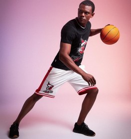 Resim Defacto Fit Nba Chicago Bulls Oversize Fit Şort 